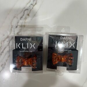 Dafni Klix Smart Hair Clips in Orange